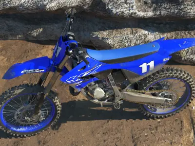 Yamaha YZ125 2022 Dirt 3D model