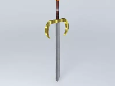 New Improved Fantasy Sword Free 3D model