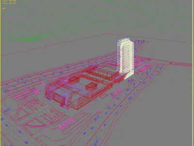 Station Building 3D model order