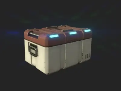 Sci-fi Box 3D print model