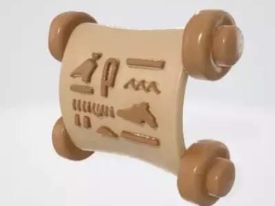 Ancient Egyptian Manuscripts 3D model
