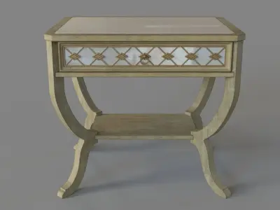 Bedroom Sanctuary Bedside Table 3D model