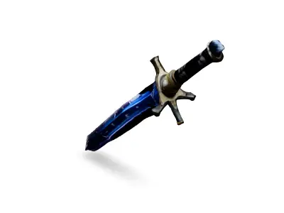SciFi Energy Sword GameReady Asset Low-poly 3D model