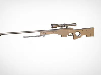 AWP Sniper Rifle 3D model