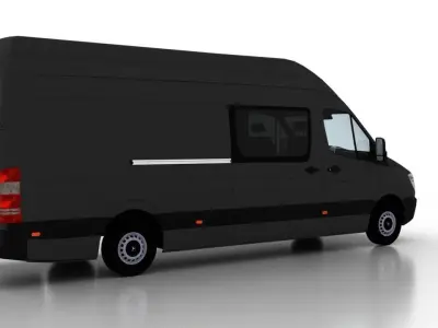 Mercedes Benz Sprinter L3H3 2009 Crew Van EU 3D model