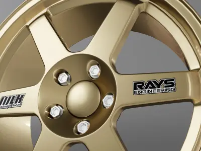 Rays TE37 OG Low-poly 3D model