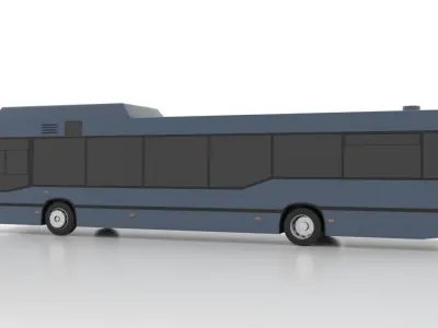 Mercedes-Benz O405N2 CNG Low Low-poly 3D model