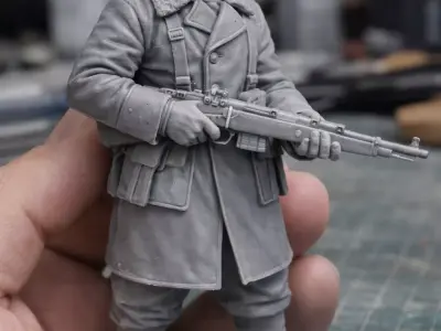 GERMAN SOLDIER REALISM 3D print model