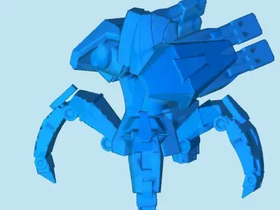 Protoss Immortal 3D print model