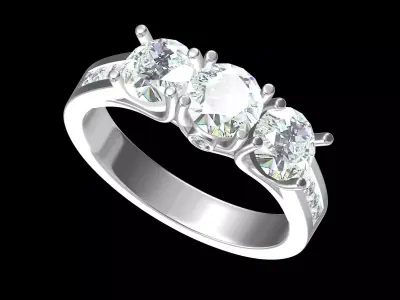 Wedding Ring  3D print model 297