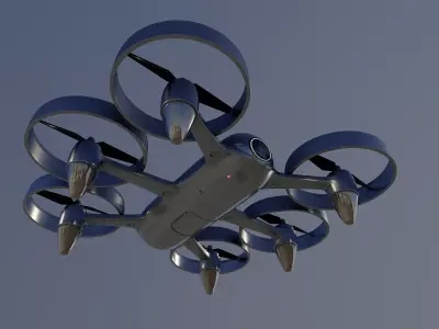 Drone 3D model by aruramesh79