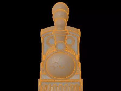 Cute Chibi Steam Train 3D Print Model 3D print model