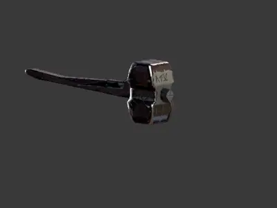 sledgehammer star wars weapon Low-poly 3D model