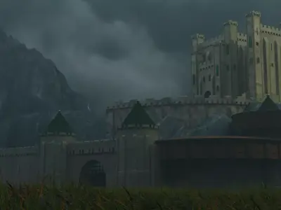Castle Concept Art By Blenderworks 3D model