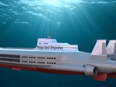 submarine deep-sea-empress 3D model