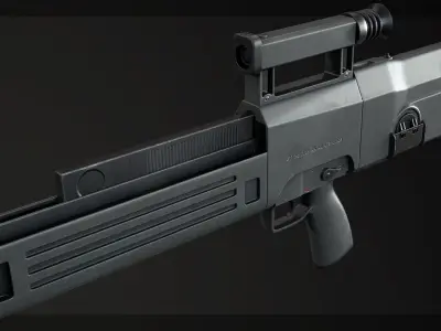 PBR G11 K2 Prototype Low-poly 3D model