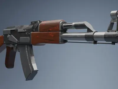AK-47  3D model purchase