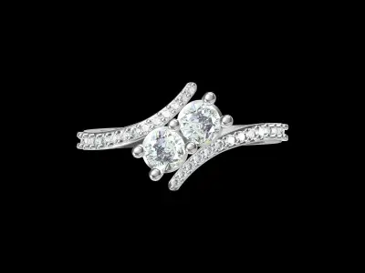 Wedding Ring  3D print model 85