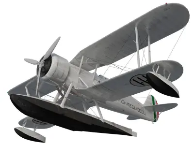IMAM Ro43 3D model purchase