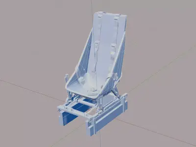 Ju-88B Stuka replacement front seat 3D print model