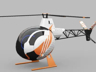  HELICOPTER 3D model