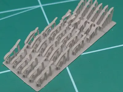 USA Tank Tool Mounts 1-35 resin 3D print model