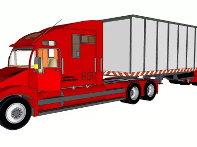 Delivery Truck 3D print model