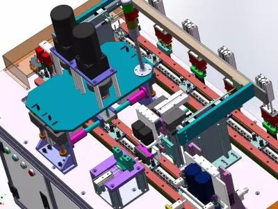 Automatic oil plug assembly machine 3D model