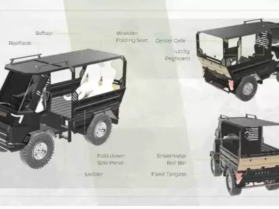 Agriculture Mobility for Highland Crops Electric Truck 3D model