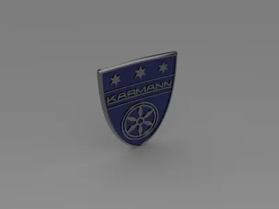 Karmann logo 3D model