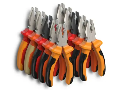 Pliers 3D model 4