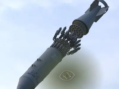 Cluster air bombs Russian Ukrainian war 3D Printable Collection 3D Model Pack