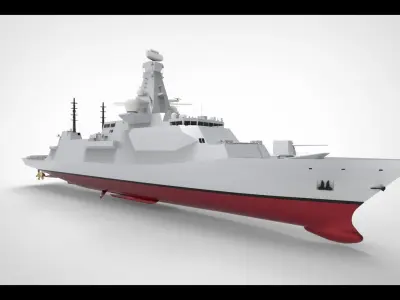 Frigate Type 26 3D model