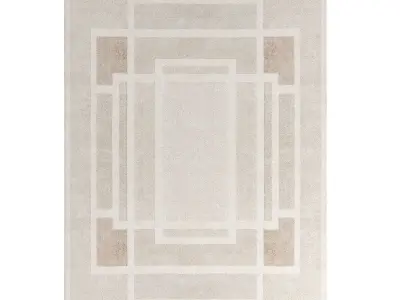 Reversible Rug Terrazzo and Rug Ash by Benuta 3D model