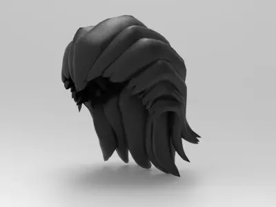 FreeHairstyle11 Free low-poly 3D model