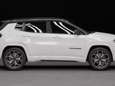Jeep Compass 3D Model 3D model