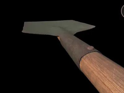 Shovel Version 1 Low-poly 3D model
