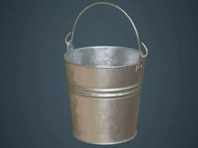 Bucket 1A Low-poly 3D model