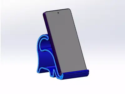 Dinosaur Inspired Phone Stand Fun and Functional Desk Accessory 3D print model