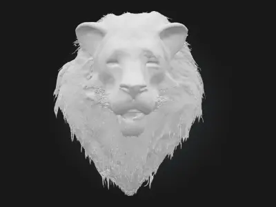 Majestic Mane  Flowing Power and Regal Grace 3D model