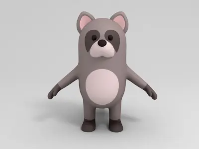 Rigged Animal Character Pack 2 3D model purchase