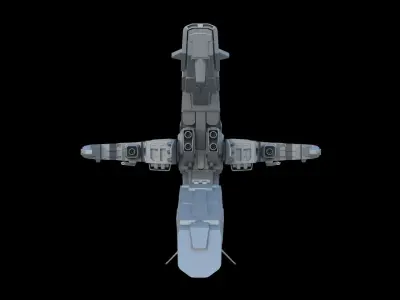 SpaceShip star wars 3D model purchase
