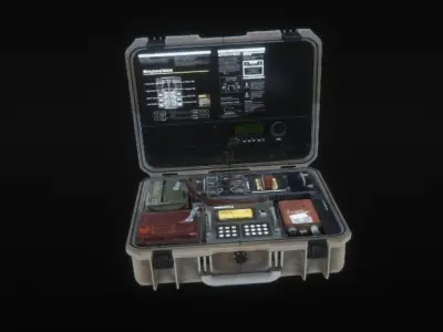 Brief Case Bomb 3D model