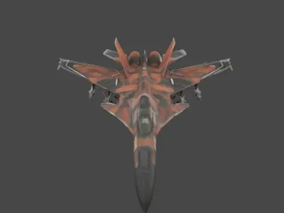 Crimson Sky Warrior 3D model
