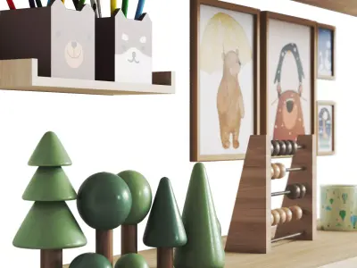 Childroom 001 3D model