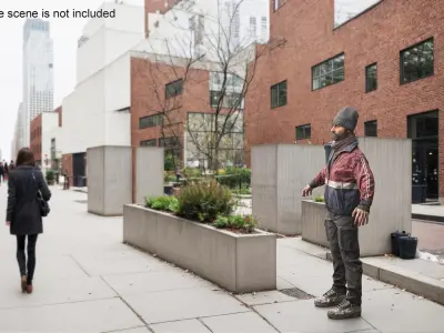 Homeless Man 3D model