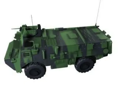 VAB 3D Model military vehicle 3D model