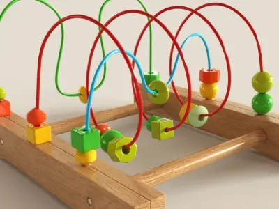 Roller coaster toy for kidsmodel 3D model