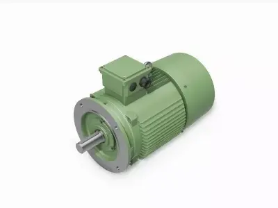 180M B5 IEC electric motor - 3D CAD model 3D model