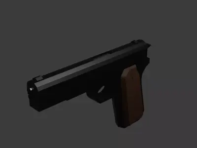 M1911 Handgun Low-poly 3D model